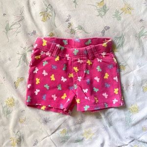 3/$12 Garanimals Pink Butterfly Shorts 0-3m